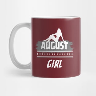 Birthday Gifts for Women August Girl August Woman Pose Style. Mug